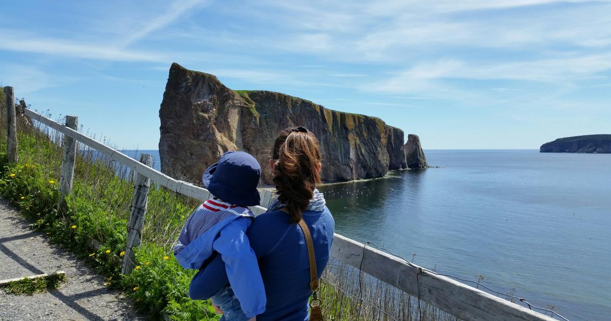 Un tour de la Gaspésie en 10 jours avec un promeneur de 10 mois TPL Moms