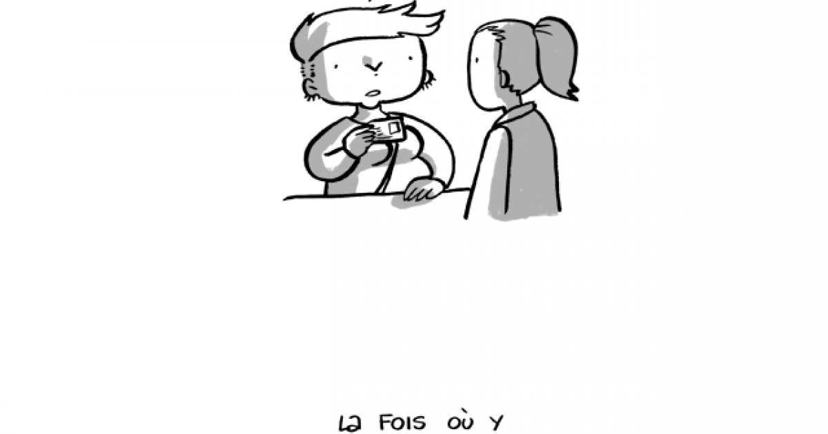 La fois où y faisaient des rénovations à ma pharmacie.