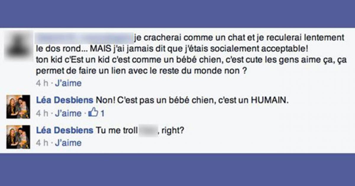 Mon bébé, c’est mon bébé, ce n’est pas le tien. BAS LES PATTES!
