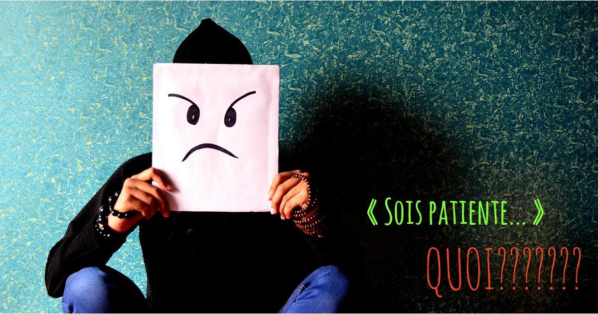 Essayer de faire un bébé : la patience? Quelle patience!?