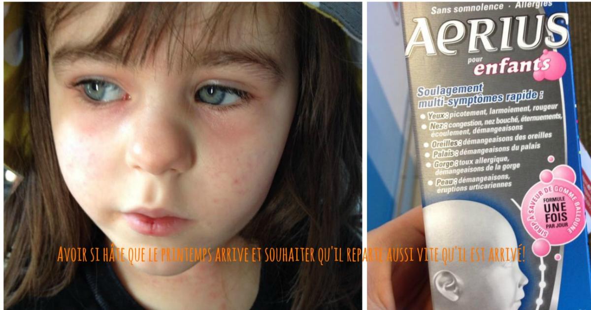Les (maudites) allergies : quand ton enfant morve encore en mai!!!