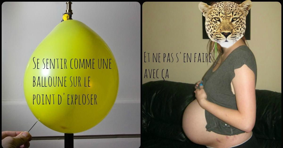 Moment de paix intérieure alors que l’accouchement se fait attendre.
