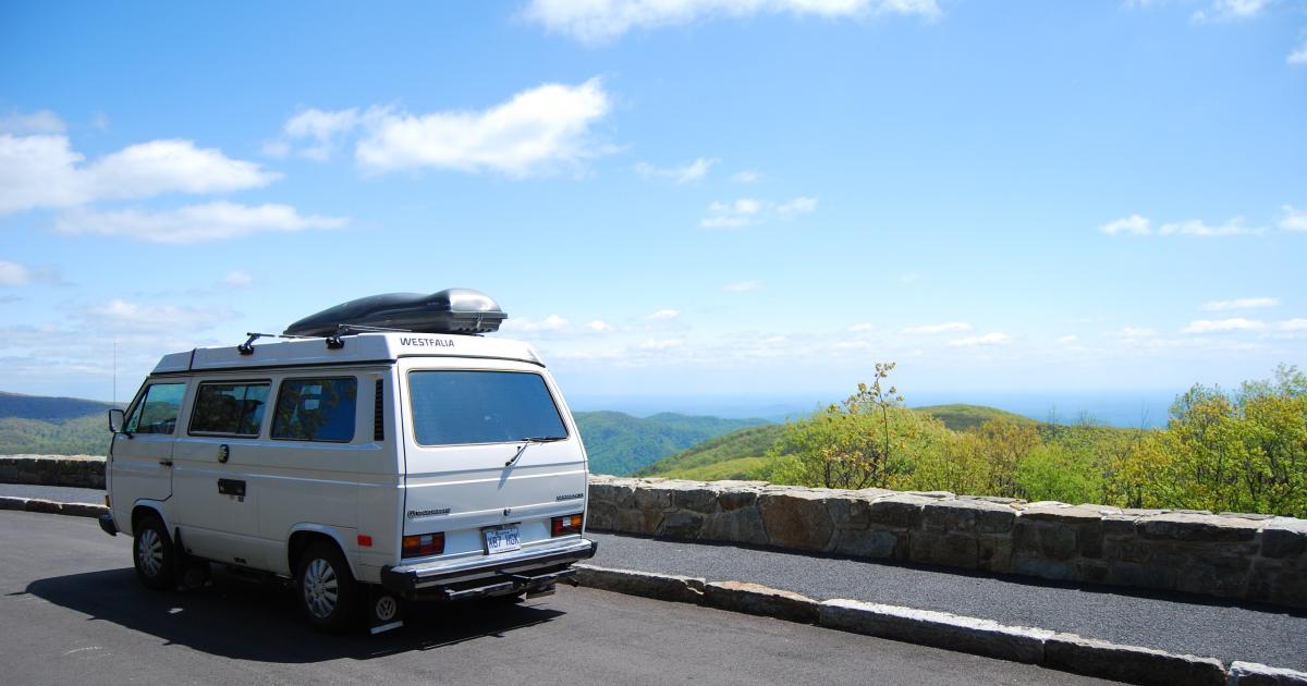Sur la route en Westfalia : le coup de tête.