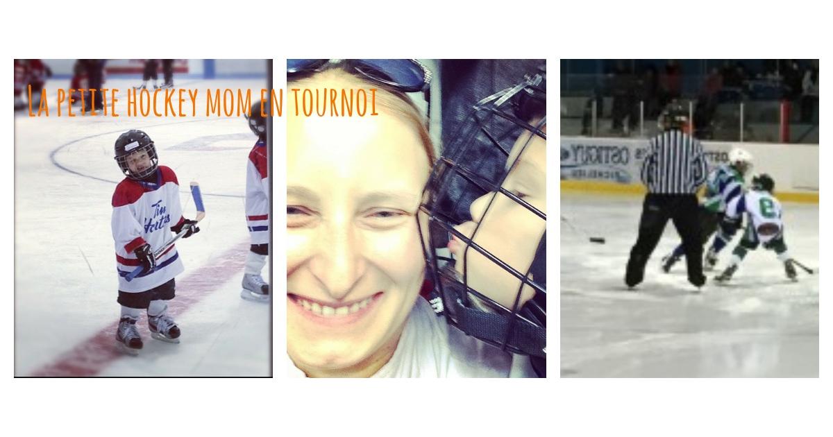 La petite hockey mom en tournoi