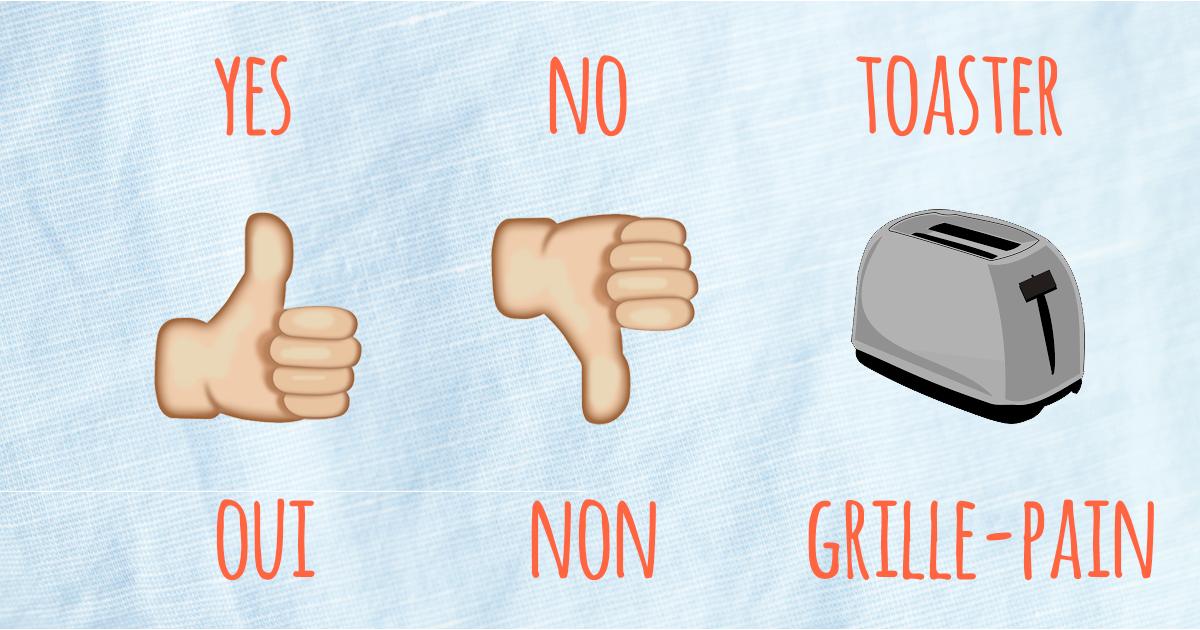 Yes, no, grille-pain : élever ses enfants en français et en anglais