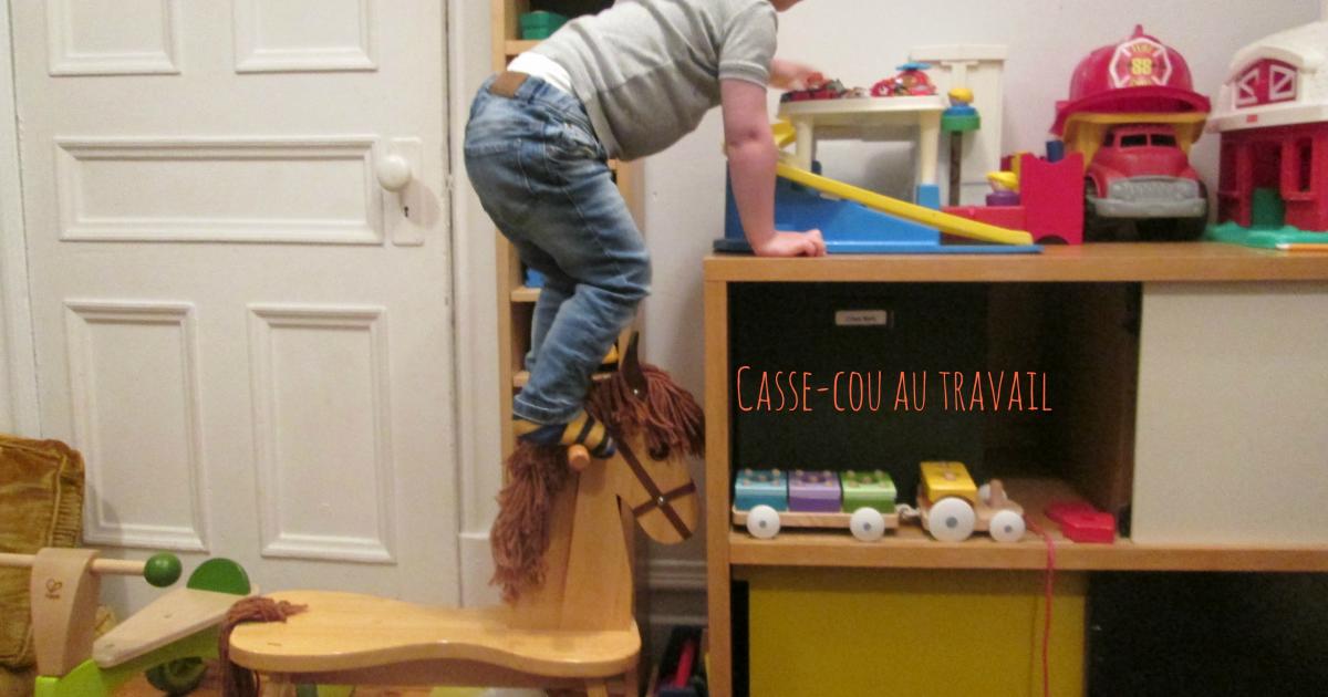Mon fils de 2 ans est un alpiniste domestique