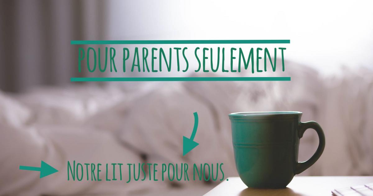 Cododo : pas de bambins dans le lit des parents!