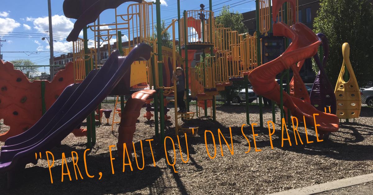 Aurevoir parc, il est temps de briser notre routine
