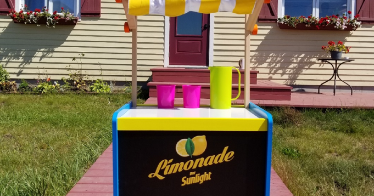 On a vendu de la limonade à Natashquan pour le #DonsEtCitronsparSunlight