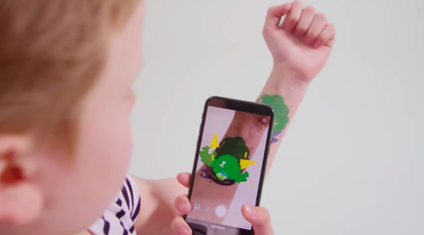 Des tatouages temporaires interactifs pour soutenir les enfants malades!