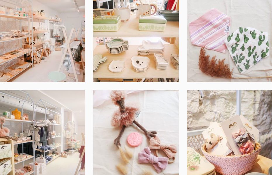 10 morceaux adorables en vente chez Vestibule Mini