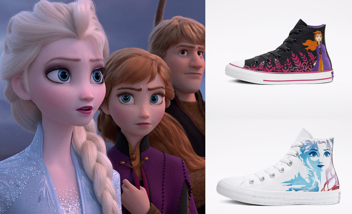 [PHOTOS] Converse lance une collection spéciale avec le film La reine des neiges!