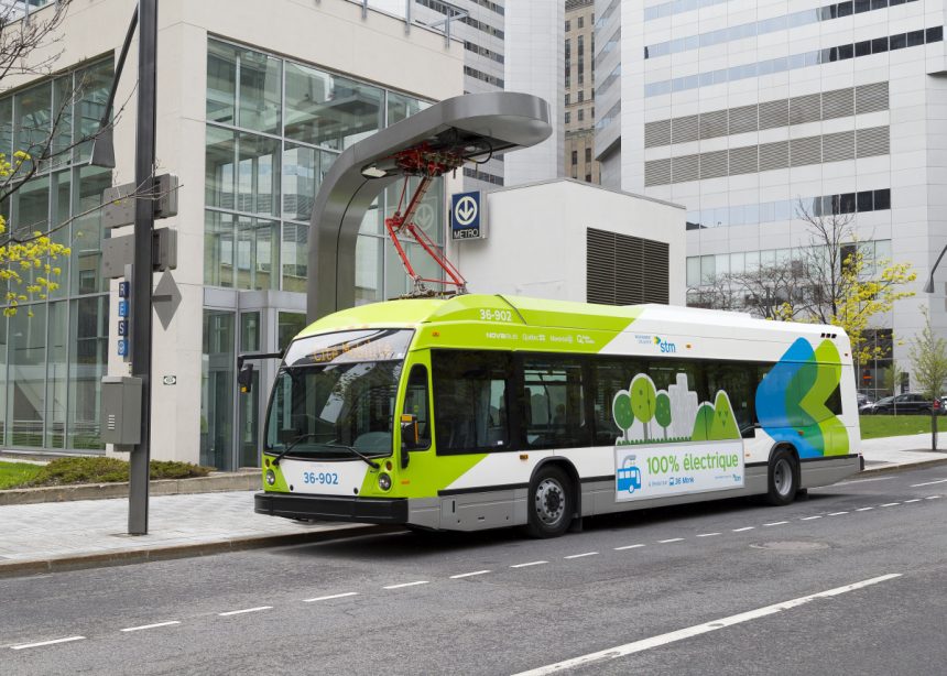 Montréal aura bientôt sa première ligne de bus 100 % électrique