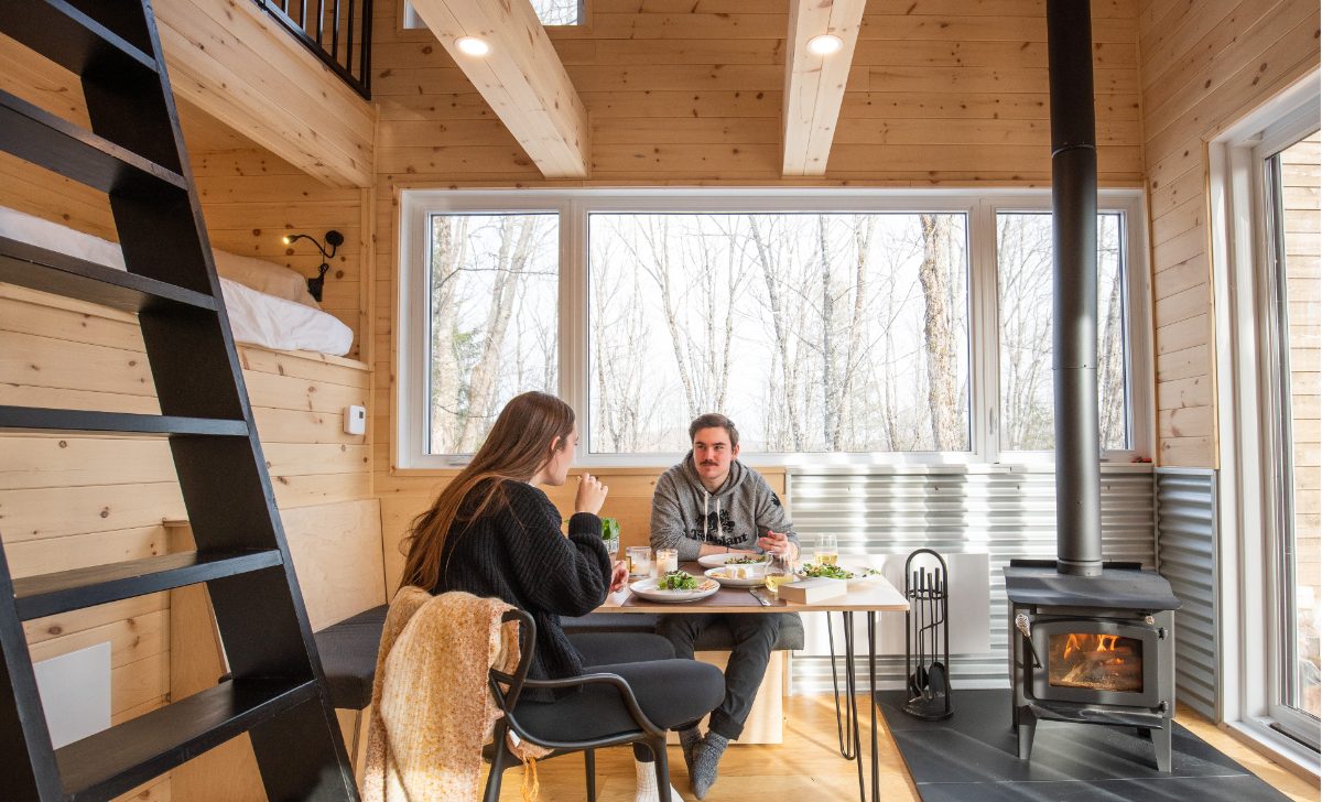 Le Parc régional Montagne du Diable inaugure de nouvelles mini-maisons