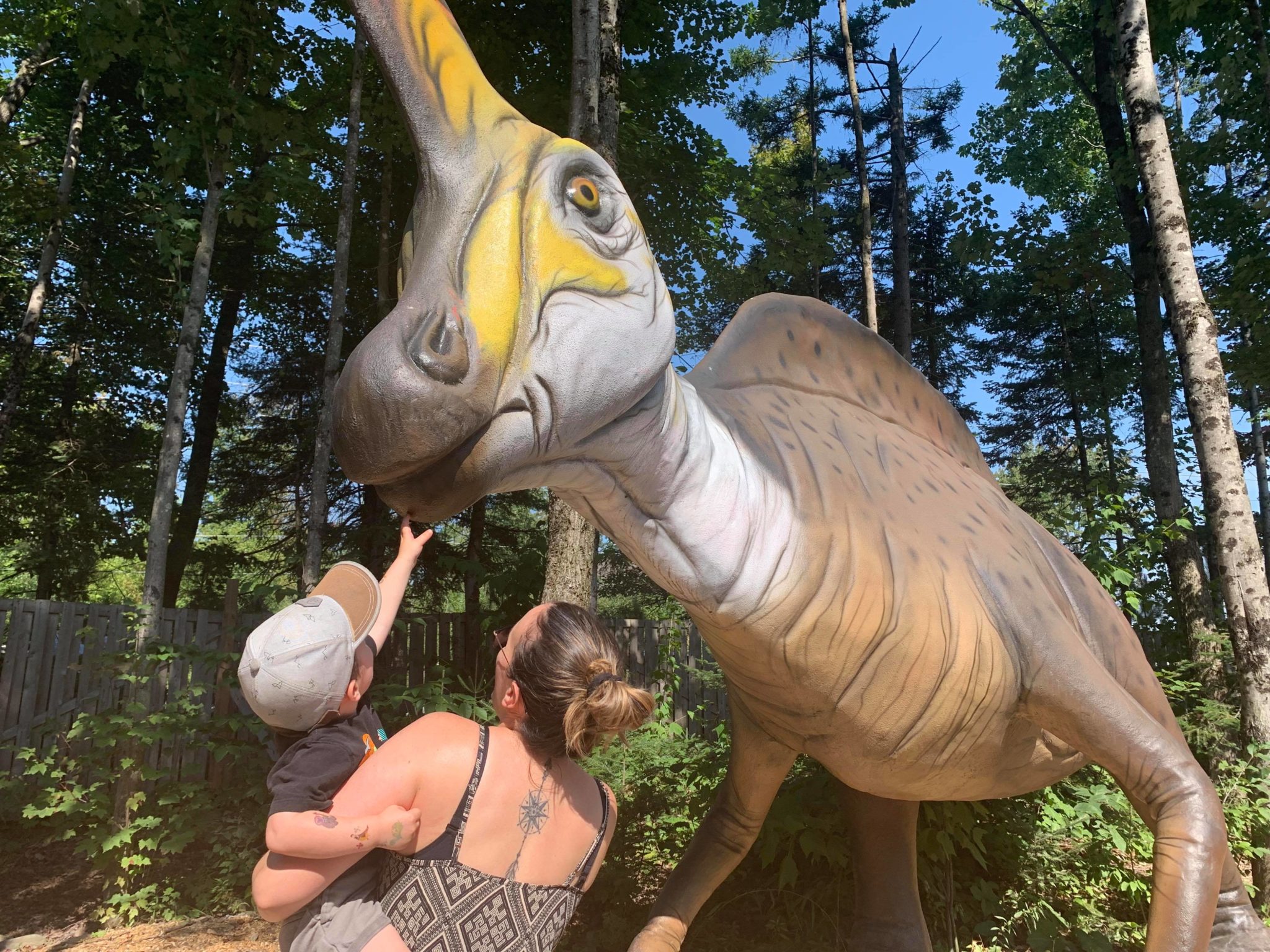 L’ère des dinosaures du Woodooliparc, le rêve des paléontologues en herbe!