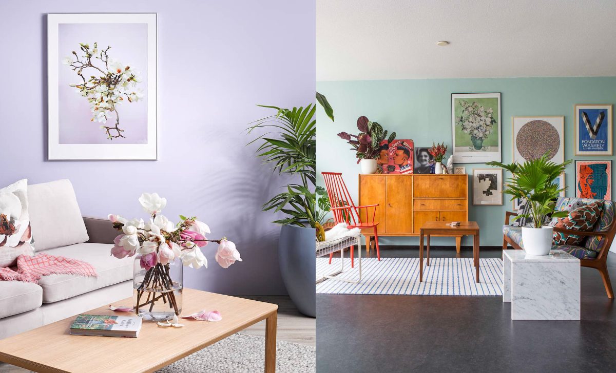 12 photos d’inspiration pour un mur couleur pastel