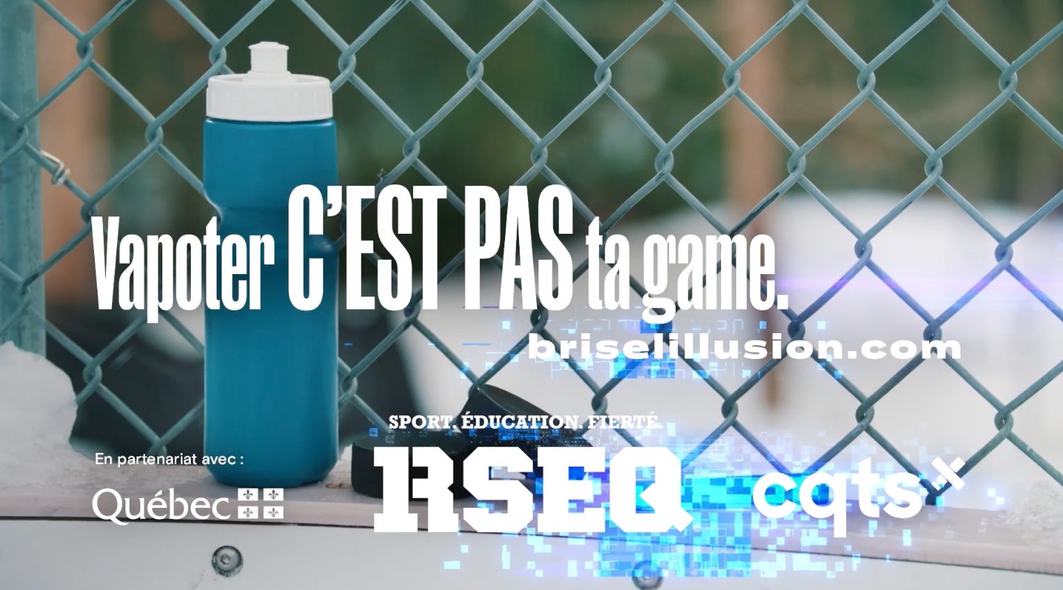 Des athlètes d'ici veulent sensibiliser les jeunes aux risques du vapotage
