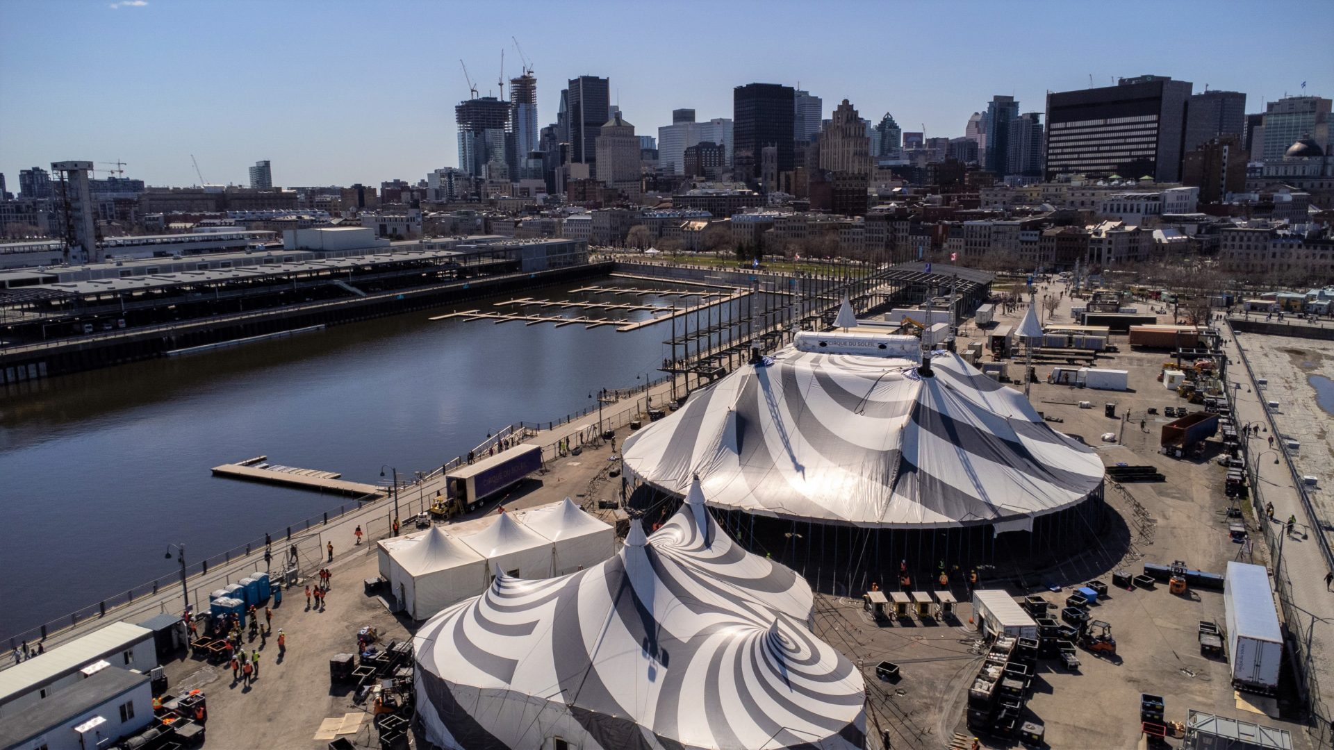Le Grand Chapiteau du Cirque du Soleil revient dans le Vieux-Port de Montréal après 2 ans d'absence
