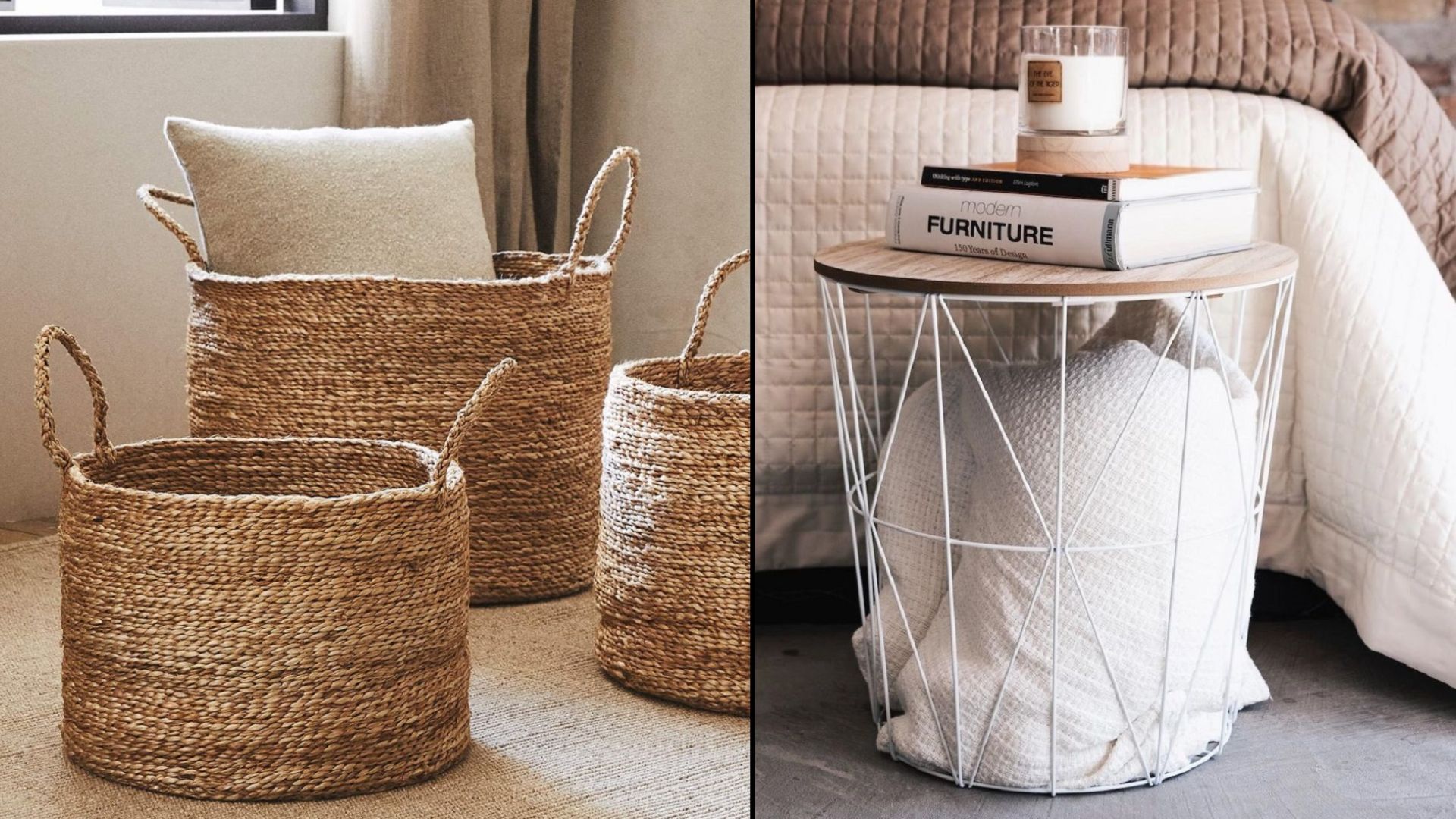 Organisez votre maison avec style avec ces paniers décoratifs!
