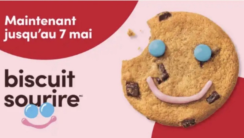 C’est le grand retour des biscuits sourire au Tim Hortons!