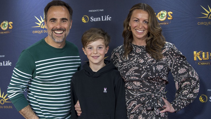 Les stars en famille à la première de Kurios du Cirque du soleil