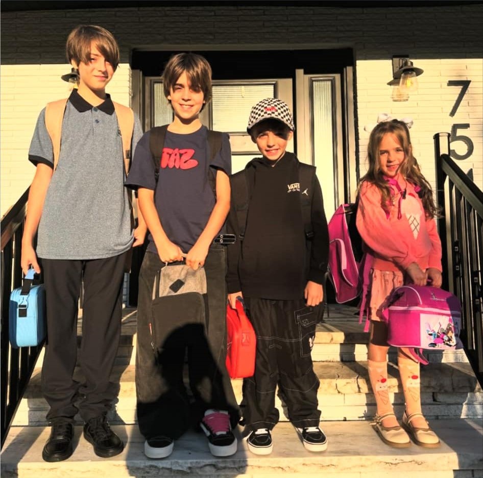 Léo, Robinson, Balzac et Blanche - Enfants de Marie-Ève Piché