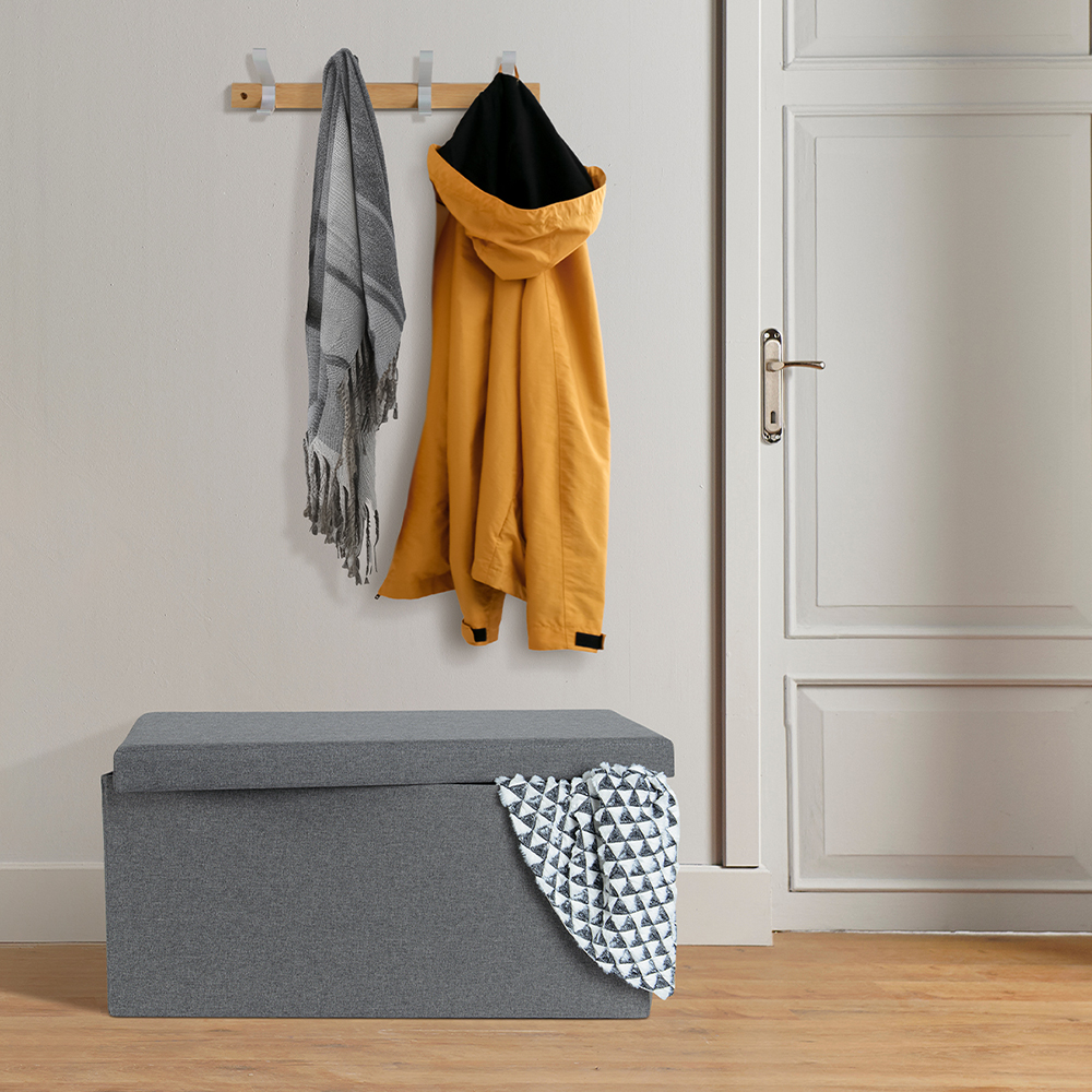 Grand pouf pliable