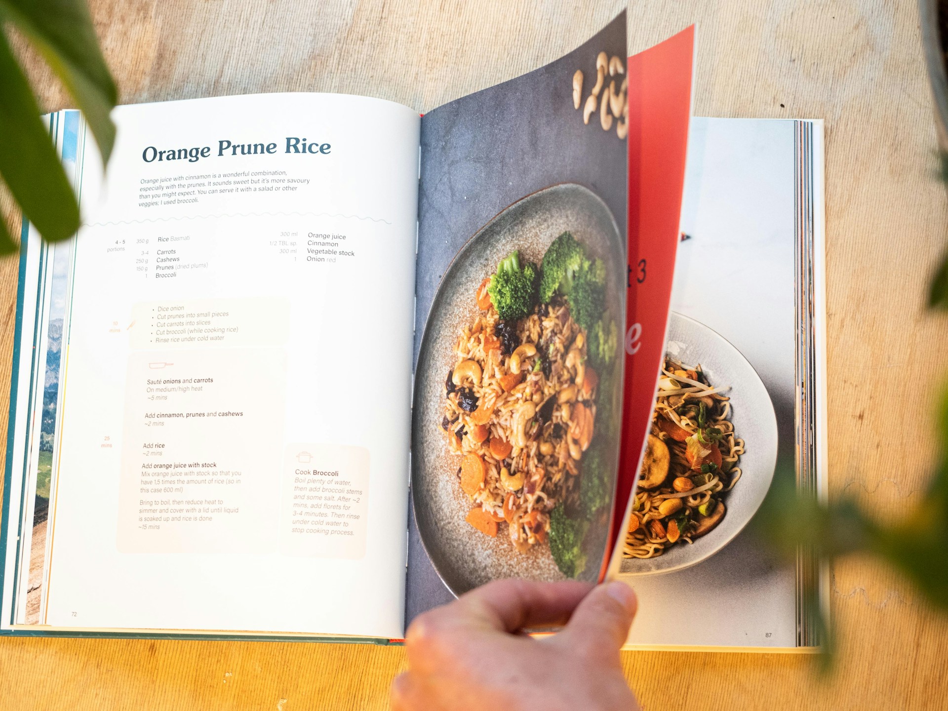 Livres de cuisine de table basse