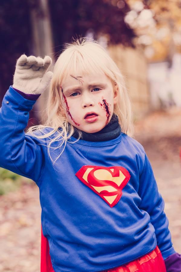 Flavie, 5 ans, SuperZombie