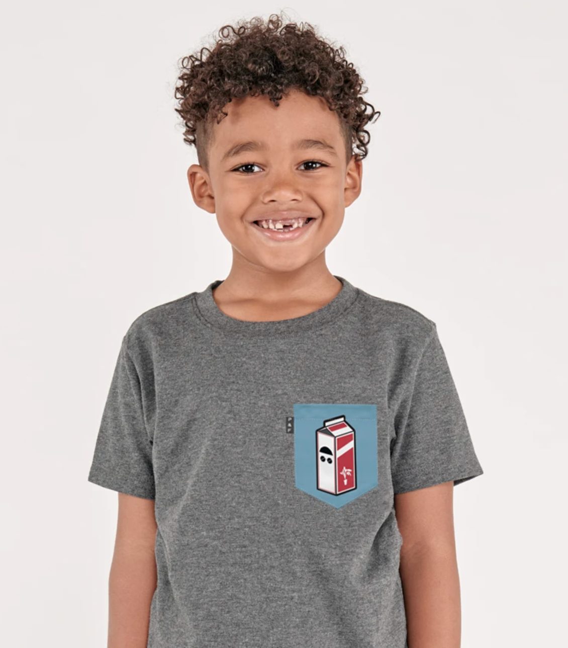 T-shirt à poche imprimée