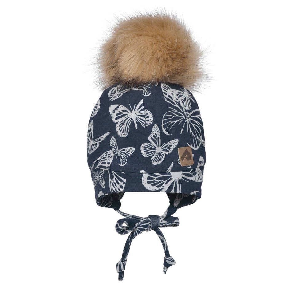 Tuque Pompon Papillon 0-24mois