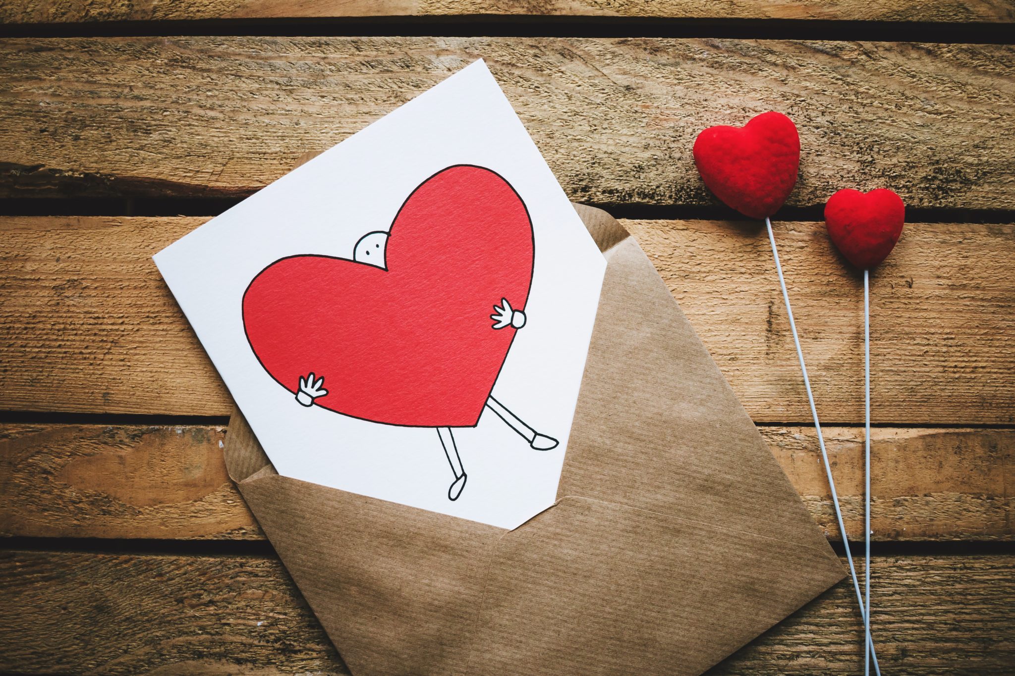 Une belle lettre avec des coupons « service gratuit »