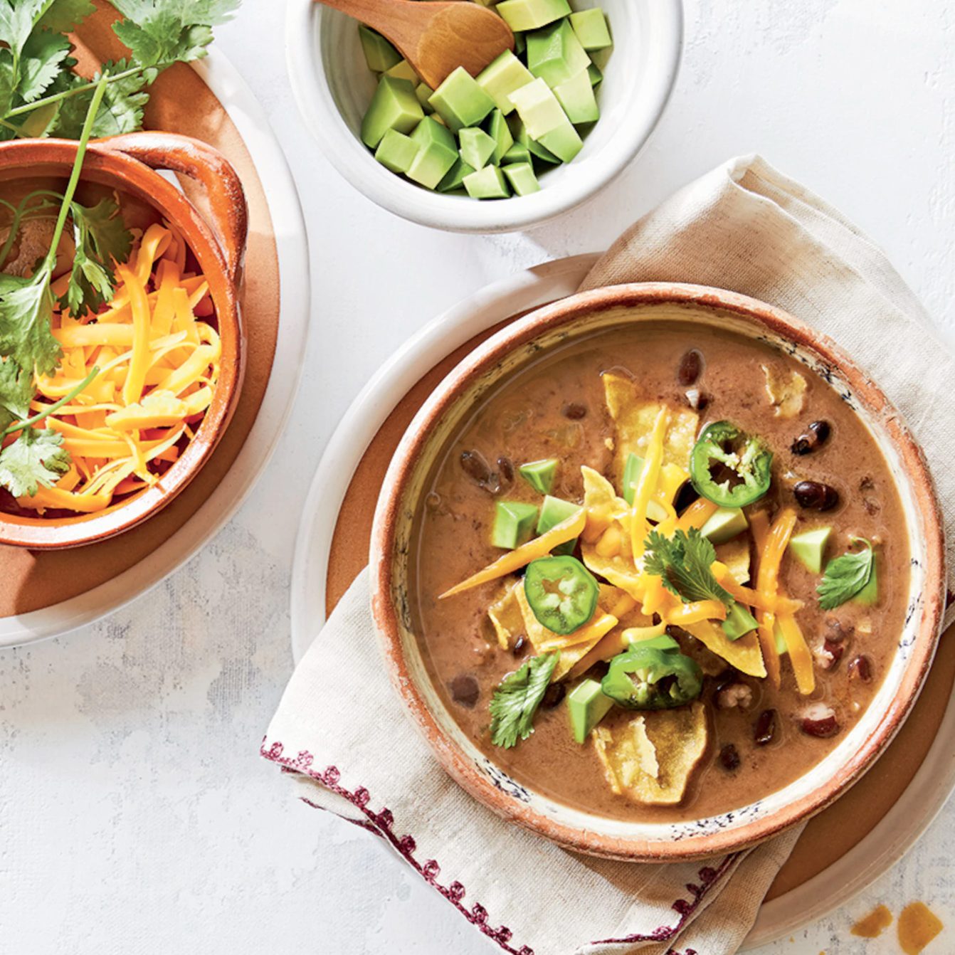 Soupe mexicaine aux haricots noirs