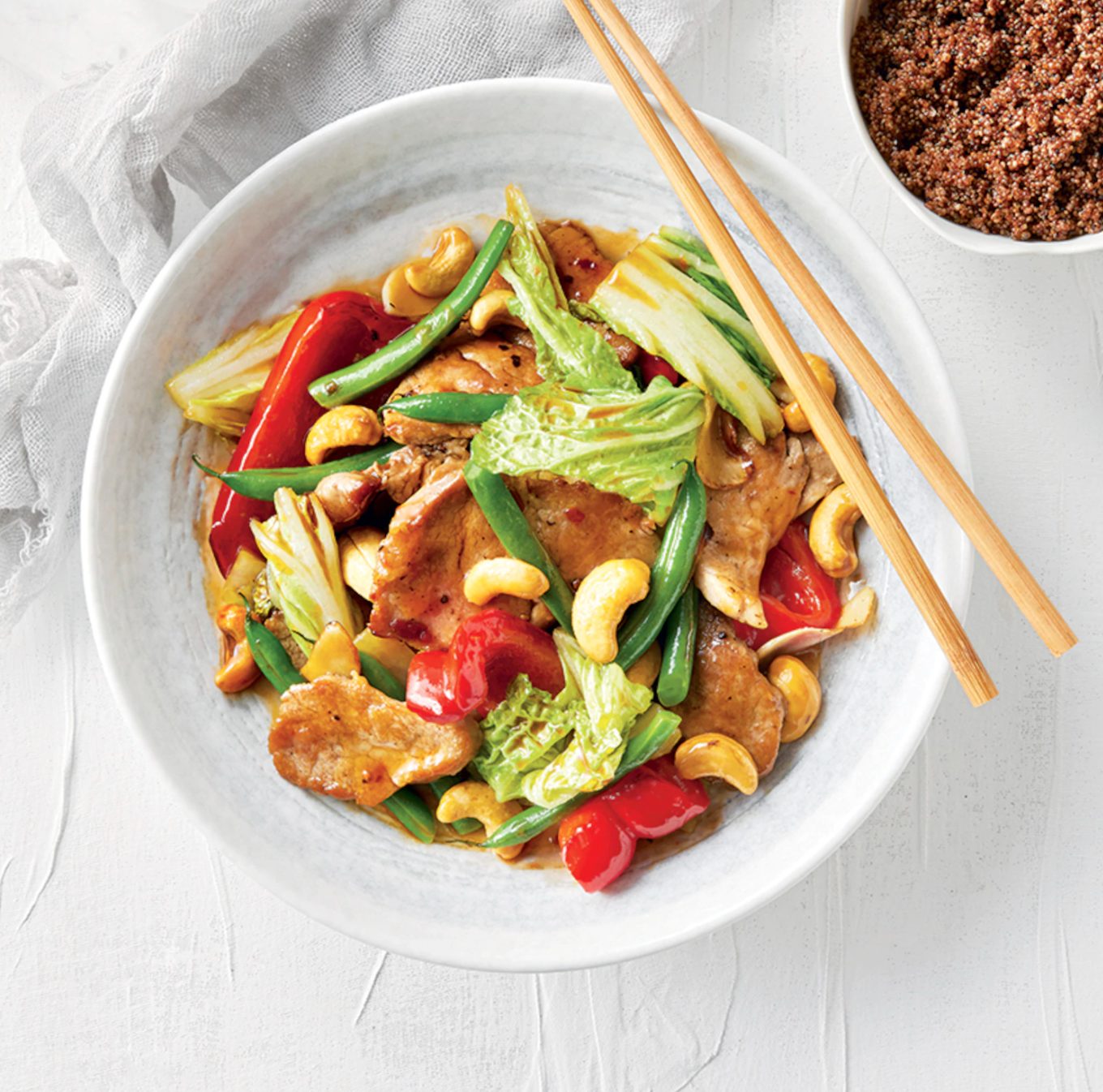 Sauté de porc au chou chinois