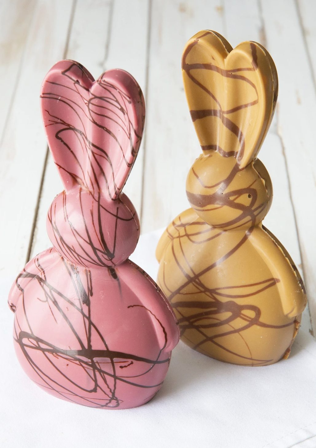 Lapin moderne dulcey et chocolat ruby
