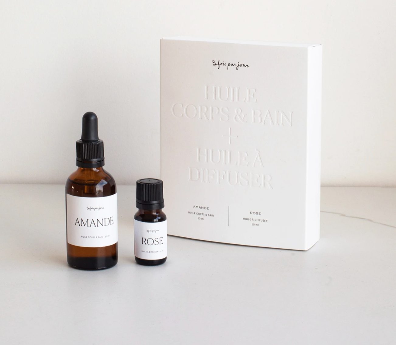 Coffret – Huile corps & bain + huile à diffuser