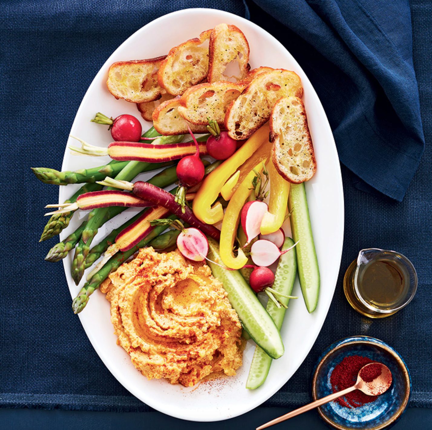Hummus aux patates douces rôties