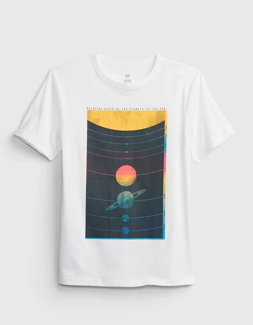T-shirt à imprimé en coton biologique