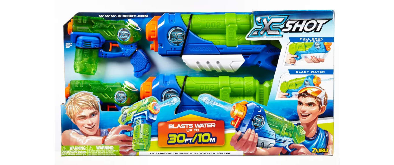 Pistolets à eau Zuru X Shot