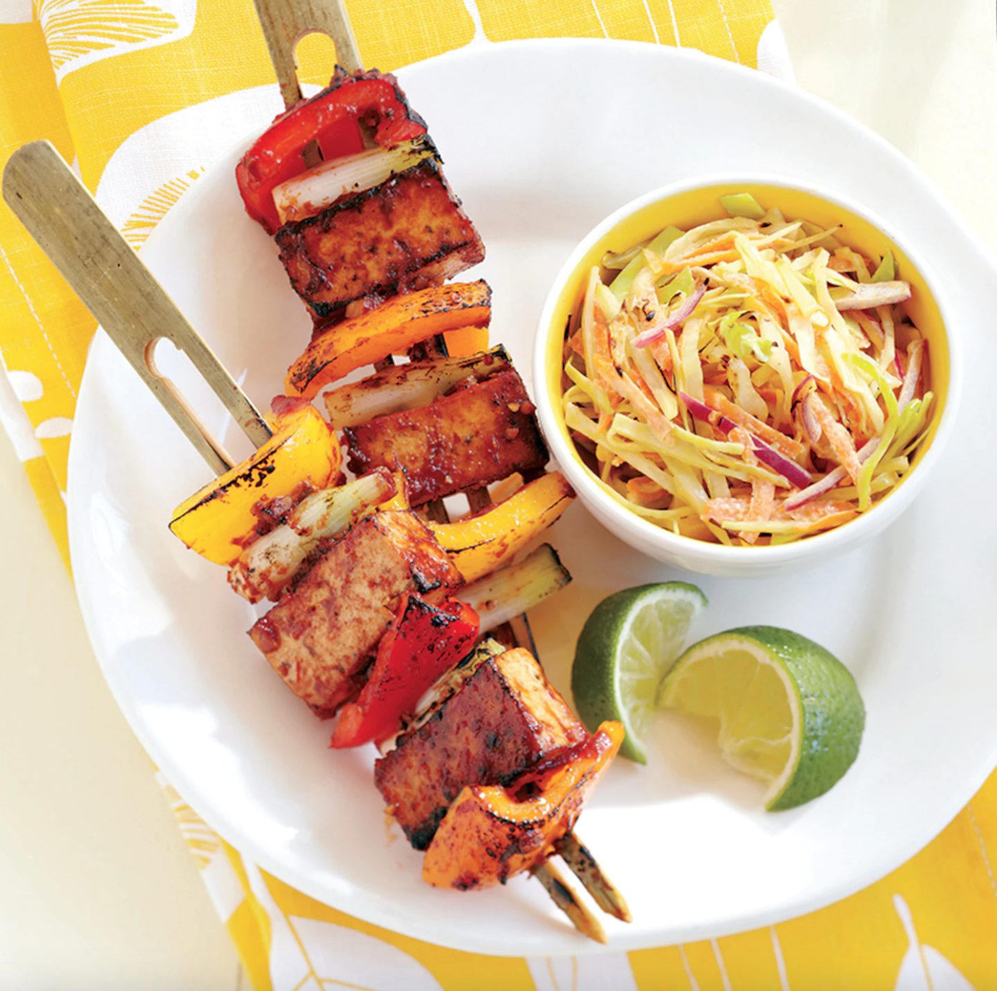 Brochettes de tofu à la jamaïcaine