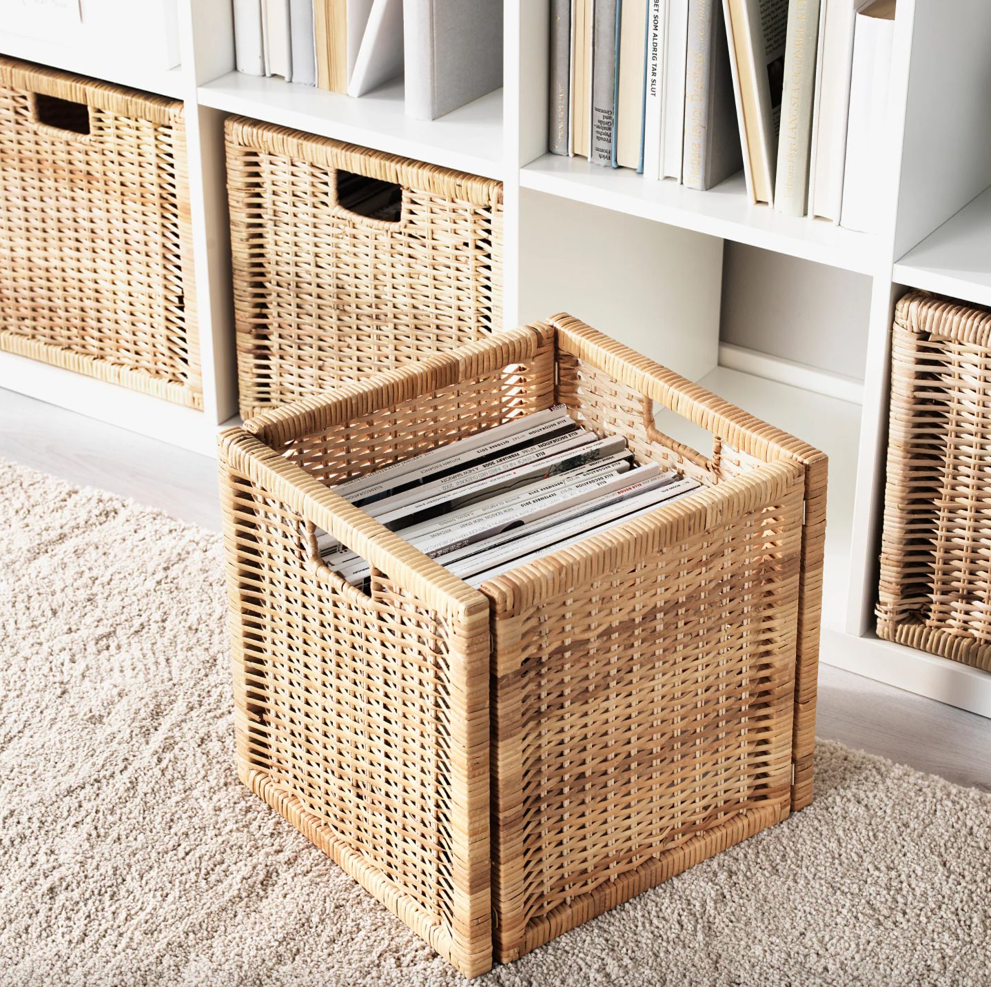 Des paniers de rangement