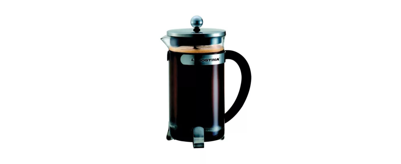 Une cafetière à piston