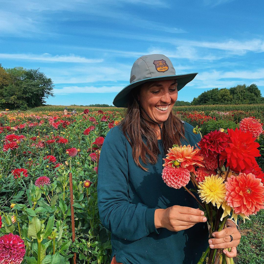 Visiter un champ de fleurs