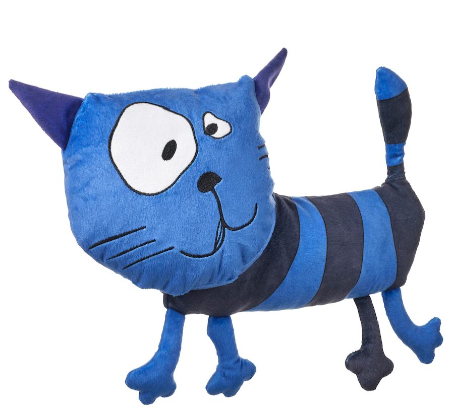 Jouet câlin, chat/multicolore