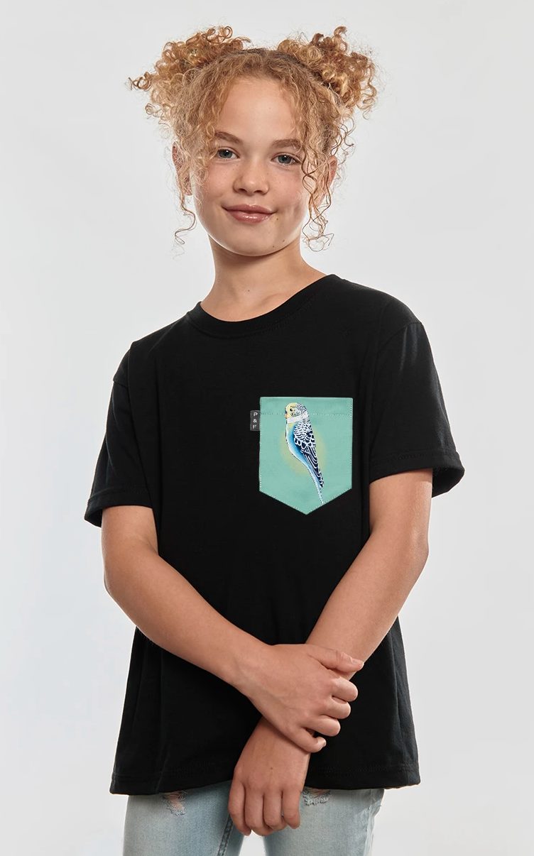 T-shirt à poche Belle Perruche