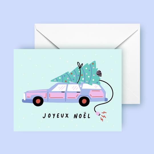 Carte Le sapin a des boules