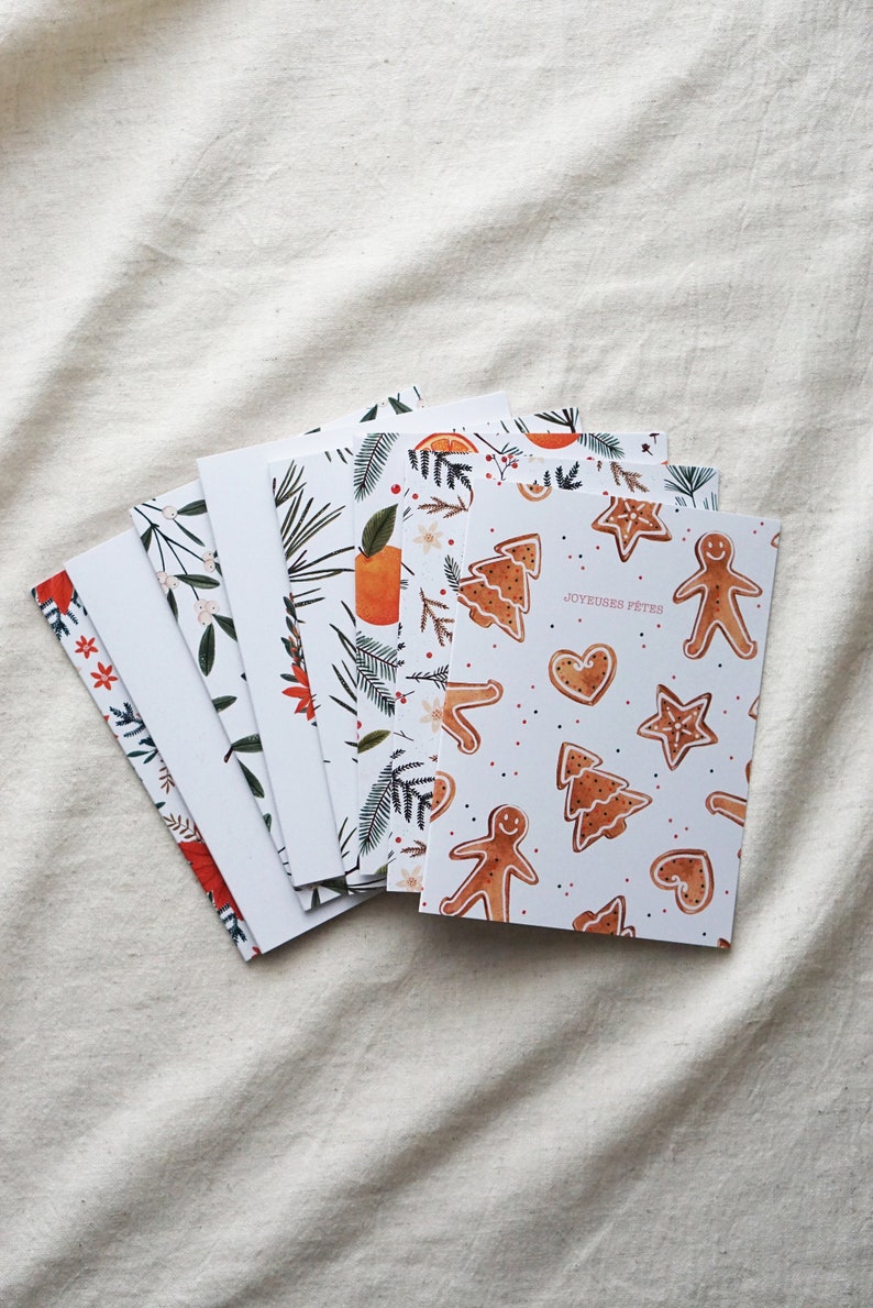 Coffret de 8 cartes de Noël