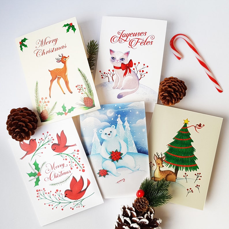 Pack de cartes de Noël