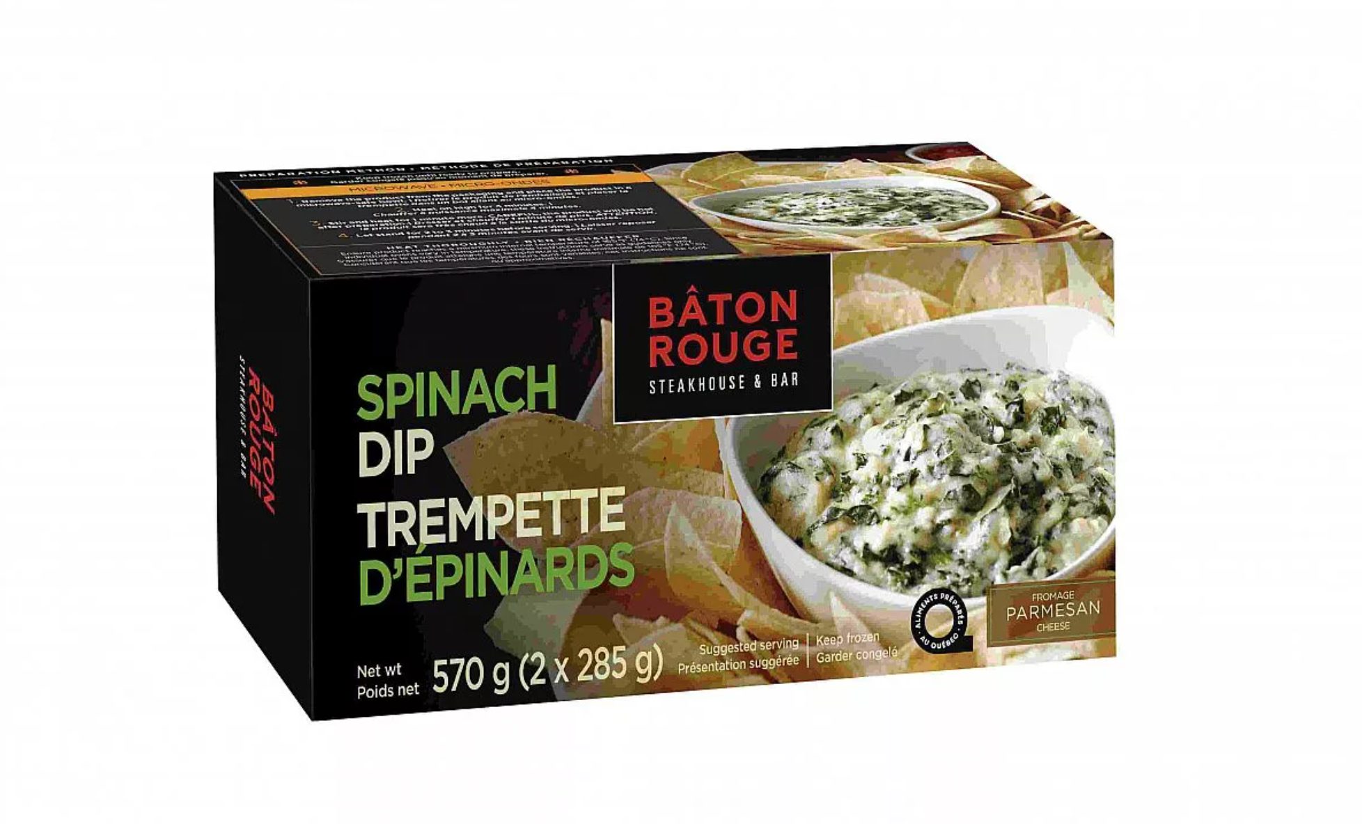 Trempette d'épinards