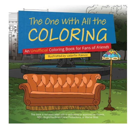 Livre à colorier Friends